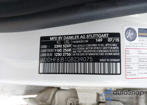 2016 Mercedes-Benz E 350 4Matic from USA, damaged, VIN WDDHF8JB1GB239075